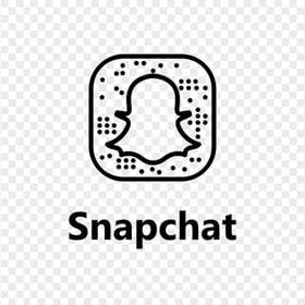 Snapchat Black Logo Code Icon UI SVG PNG Image