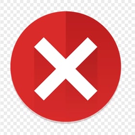 Download Cross False X Red Round Icon PNG
