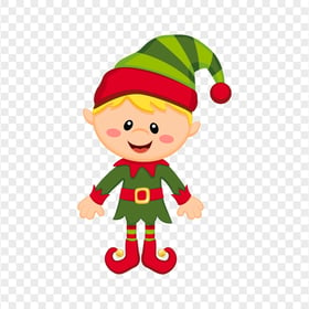 PNG Christmas Elf Clipart Cartoon Character