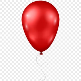 HD Red Balloon Image Illustration PNG