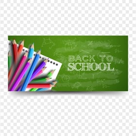 HD Back To School Banner PNG