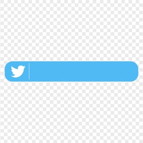 HD Flat Twitter Lower Third Banner Signature PNG