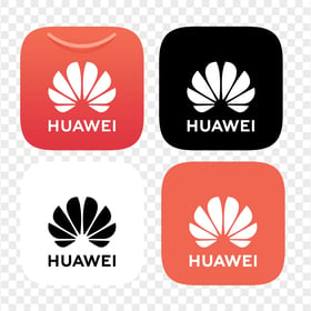 Set Of Square Huawei App Gallery Icons