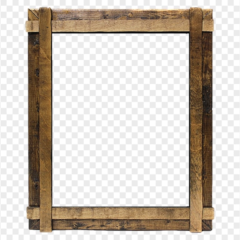 Wood Vertical Frame HD Transparent Background