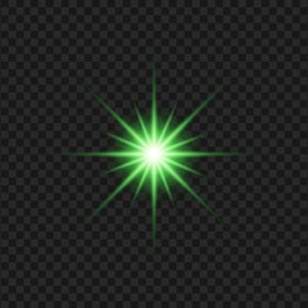 Green Sparkling Shining Star Light