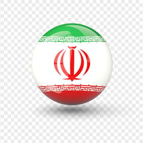 Iran Iranian Sphere Flag Icon FREE PNG