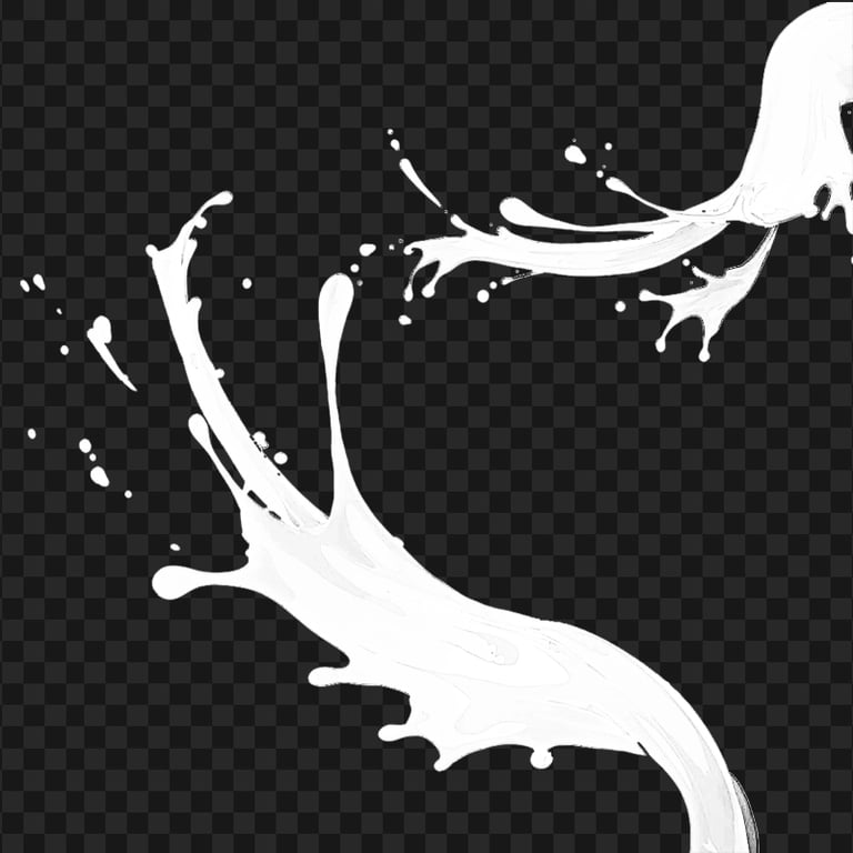 HD White Liquid Paint Splatter Splash PNG Citypng