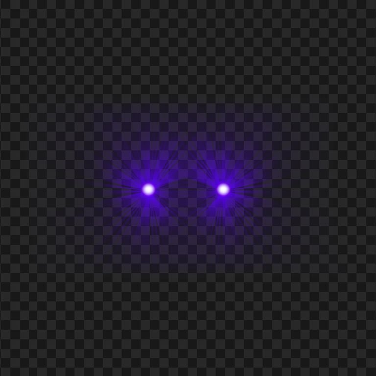 HD Purple Eyes Laser Lens Flare Effect PNG