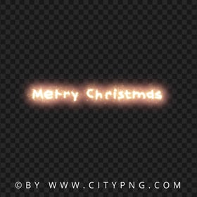HD Sparkler Merry Christmas Text PNG