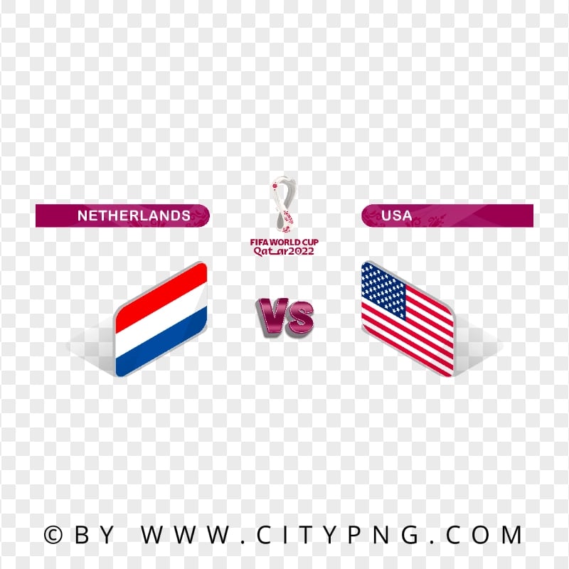 Netherlands Vs USA Fifa Qatar World Cup 2022 PNG Image