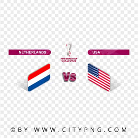 Netherlands Vs USA Fifa Qatar World Cup 2022 PNG Image