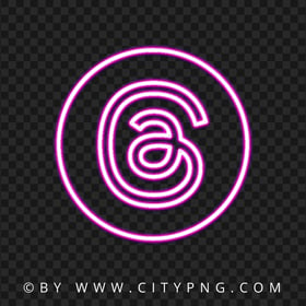 HD PNG Pink Threads Neon App Logo Icon