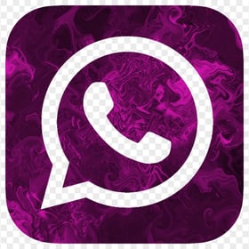 HD Purple Smoke Beautiful Whatsapp Wa Square Logo Icon PNG