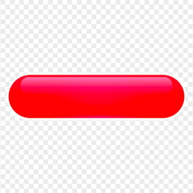 Glossy Red Web Button HD PNG