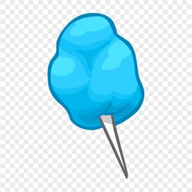 Clipart Blue Candy Cotton PNG