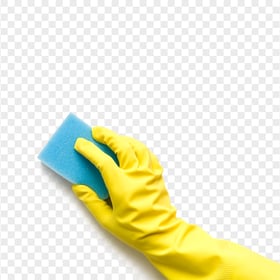 Hand Glove Yellow Clean Cleaning Safety Protection