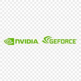 Nvidia And Geforce Greens Logos PNG