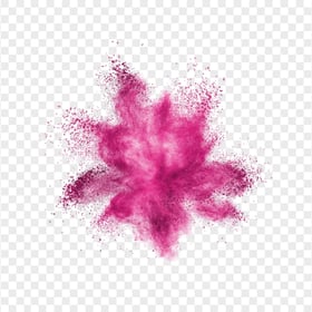 Pink Powder Explosion Effect