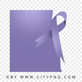 Design Of Esophageal Cancer Template With Ribbon PNG