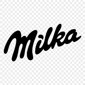 Milka Chocolate Black Logo Transparent PNG