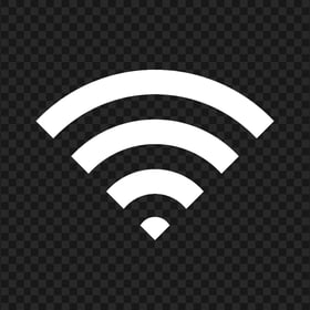 Wireless Wifi White Icon PNG Image
