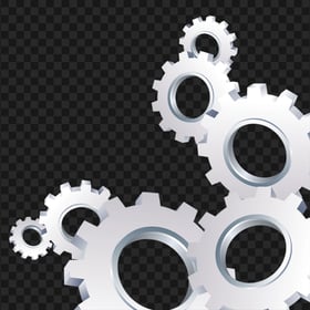 Download Abstract Of 3D Gears PNG