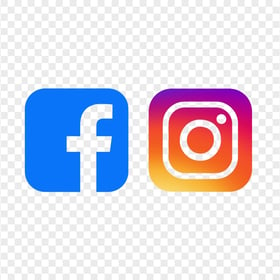 HD Facebook Instagram Outline Square Logos Icons PNG