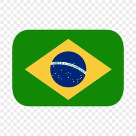 Banner Flag Icon Of Brazil HD PNG