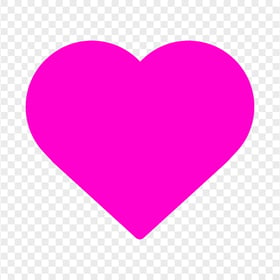 Pink Like Heart Icon Silhouette PNG IMG