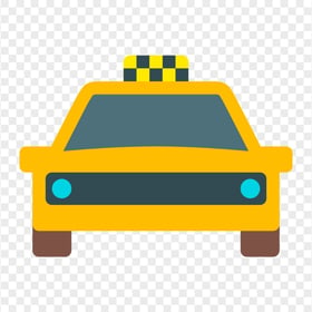 Vector Flat Checker Taxi Cab Icon PNG