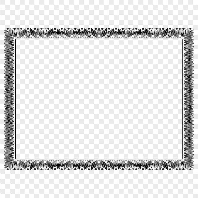 Black Certificate Frame HD Transparent PNG | Citypng