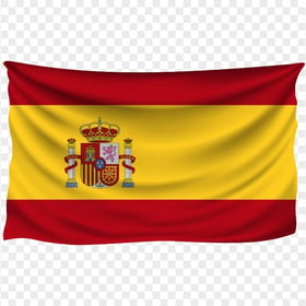 HD Hanging National Spain Flag Transparent PNG