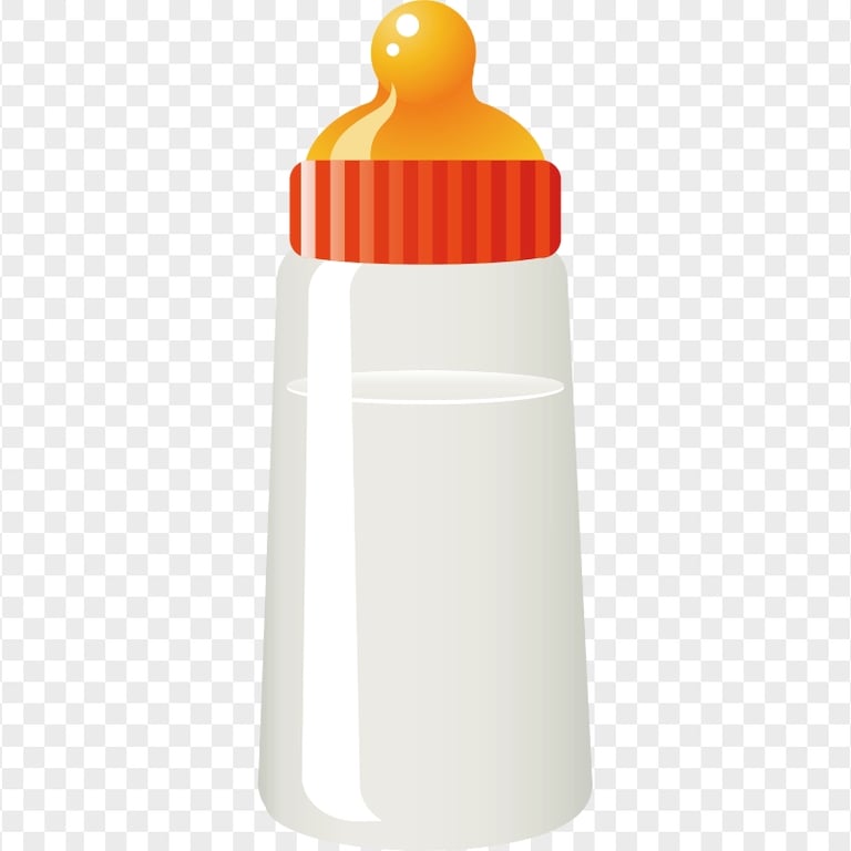 HD Cartoon Baby Milk Bottle PNG