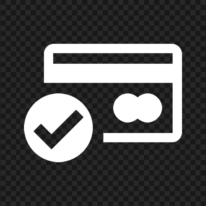 Download White Payment Credit Card Icon PNG