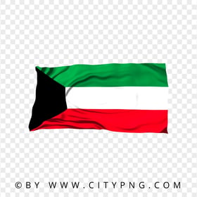 HD Kuwait Illustration Waving Flag Transparent PNG