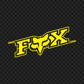 Fox Racing Yellow Logo Transparent Background