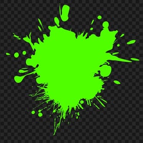 Green Lime Color Paint Splash PNG IMG