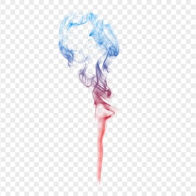 HD Red & Blue Cigarette Smoke PNG