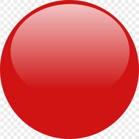 FREE Red Round Circle Dot Button Icon PNG