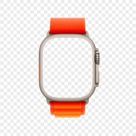 Apple Watch Ultra Orange Mockup PNG
