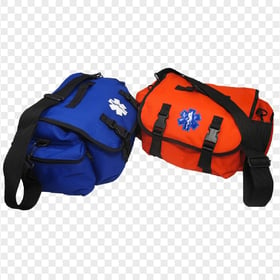 Orange And Blue Medical Emergency First Aid Bag