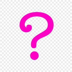 Pink Question Symbol Mark Icon PNG