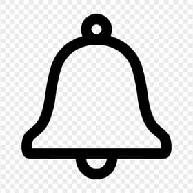 FREE Notifications Bell Outline Icon PNG