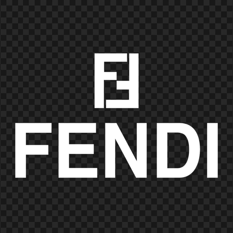 Fendi White Logo Transparent Background | Citypng
