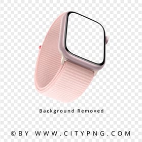 Apple Watch Series 9 Pink Mockup FREE PNG