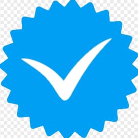 Blue Instagram Account Verified Check Mark Icon