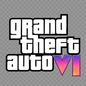 GTA Grand Theft Auto 6 Logo FREE PNG