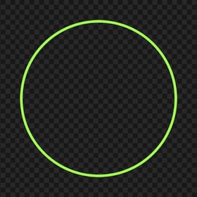 Download Green Lime Outline Circle PNG