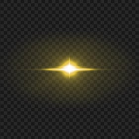 HD Yellow Gold Sparkle Star Starlight Effect PNG