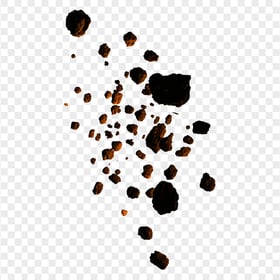 HD Stones Explosion Stone Splash Effect Transparent PNG